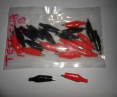28mm Test Clips 10 Red and 10 Black