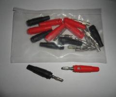 10 x 4mm Banana Plugs for Speaker Amp or Test Equipment 5 Red 5 Black